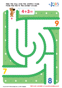 Math Puzzle Worksheet: Free Printable PDF for Kids